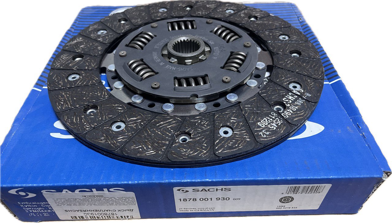 Диск сцепления (ведомый диск) SACHS 1878001930 / 30100AA810 (Ø240 мм) для Subaru Legacy IV (BL/BP) 2.0L (EJ20), включая комплектации 20GT, 20GTX с МКПП 5MT