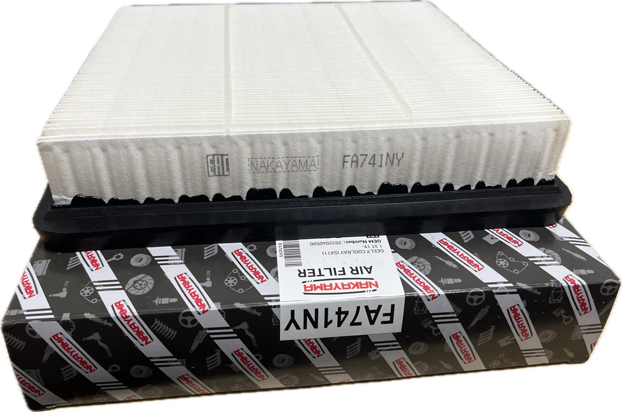 Фильтр воздушный двигателя NAKAYAMA FA741NY – аналог Geely 2032040500, 6600131687, 2032072000 для Geely Coolray, Cityray, X50 (2019–н.в.)