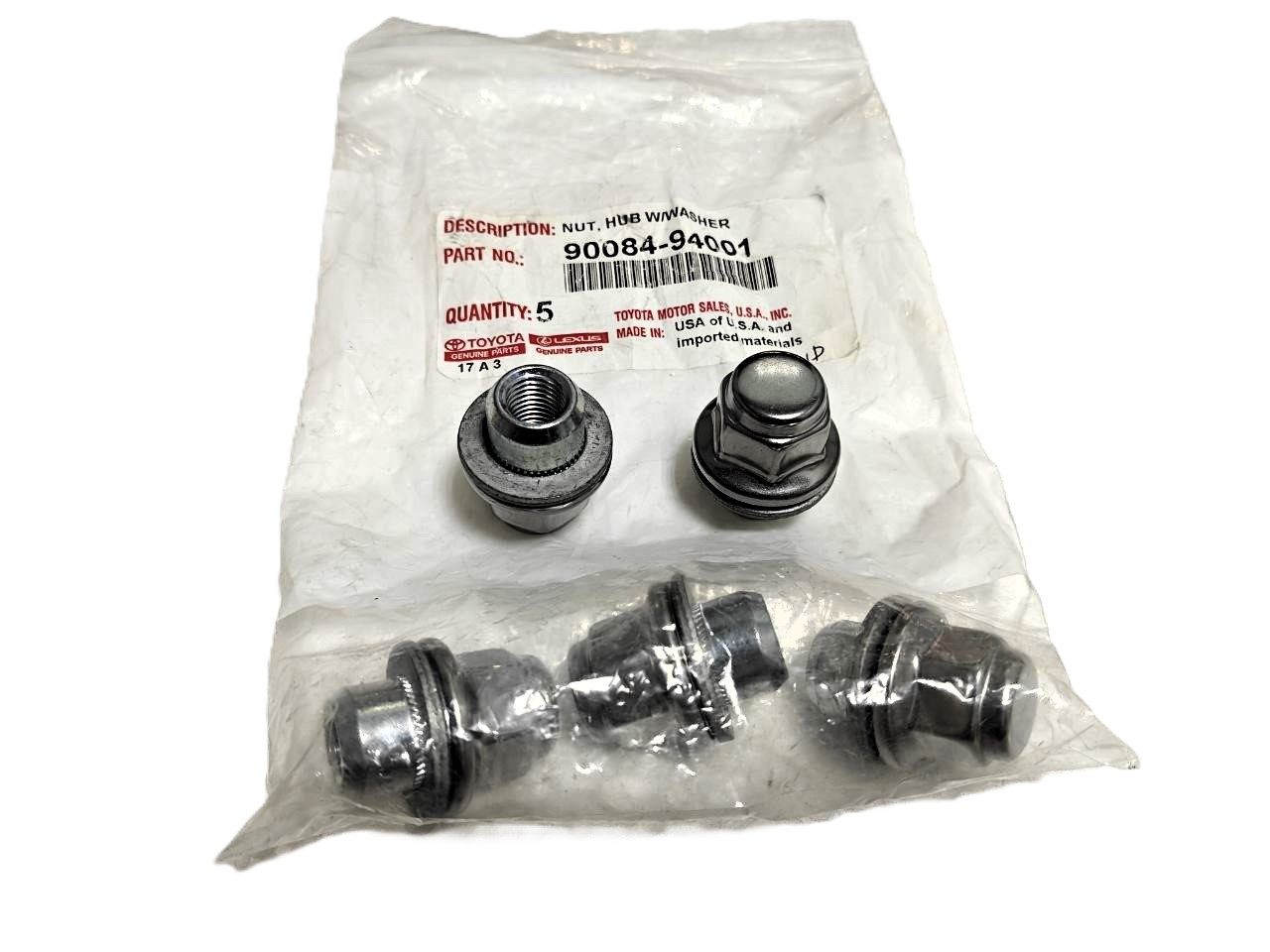 Гайка колесная Toyota 9008494001 — оригинал, для Camry / Corolla / RAV4 / Highlander / Tacoma / Sienna