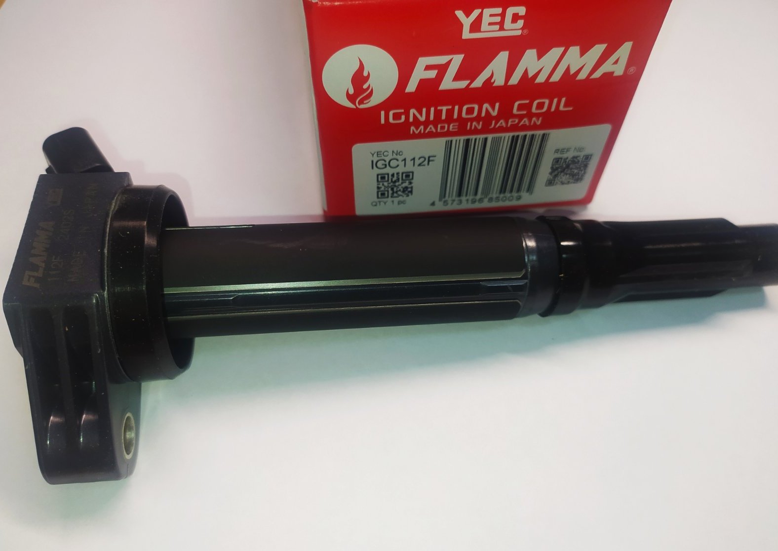 Оригинальная катушка зажигания (катушка на свечу) YEC IGC112A – аналог Toyota / Lexus 90919-02255 / 90919-02251 / 90919-A2002 / 90919-A2004 / 90919-A2007 для Toyota, Lexus (двигатель 2GR-FE)
