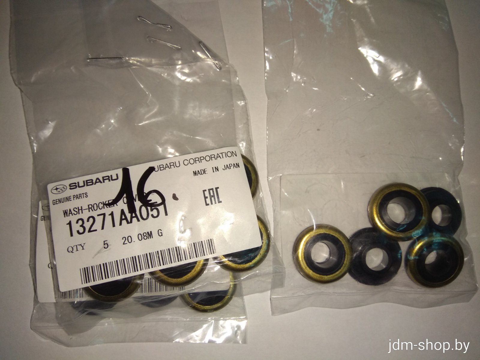 Кольцо болта клапанной крышки 13271AA051 SUBARU