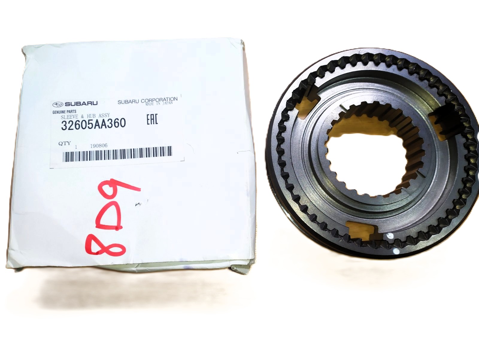 Муфта 1-2 передачи Subaru 6МТ 2008- 32605AA360 SUBARU
