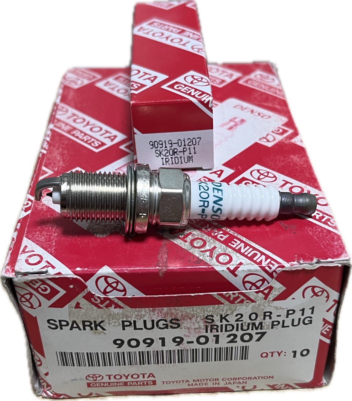 Оригинальная иридиевая свеча зажигания TOYOTA / LEXUS 9091901207 (90919-01207 SK20RP11)