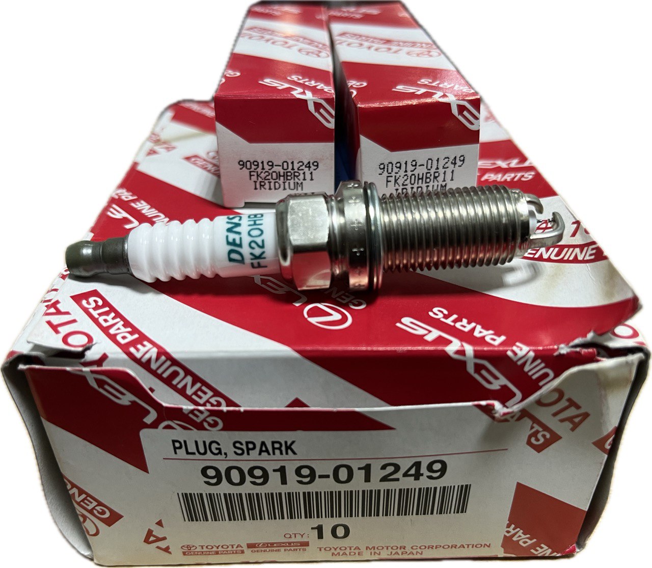 Оригинальная свеча зажигания TOYOTA / LEXUS 9091901249 (FK20HBR11 / 9091901255)