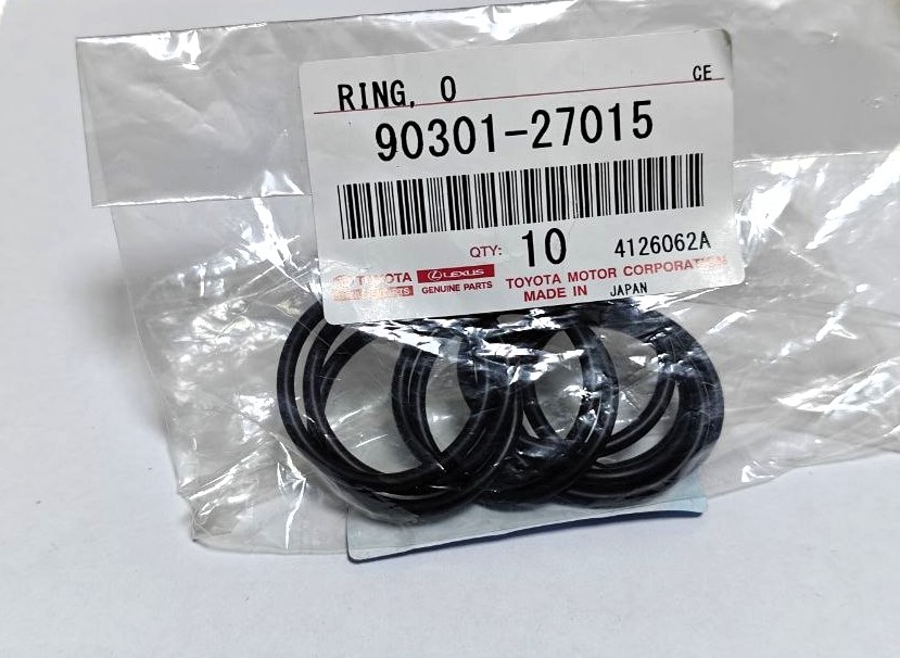 Оригинальное кольцо уплотнительное фильтра АКПП TOYOTA 9030127015 – аналог 9030127010, 90301A0026 для Toyota Camry, RAV4, Highlander, Land Cruiser, Lexus ES, RX, и других моделей