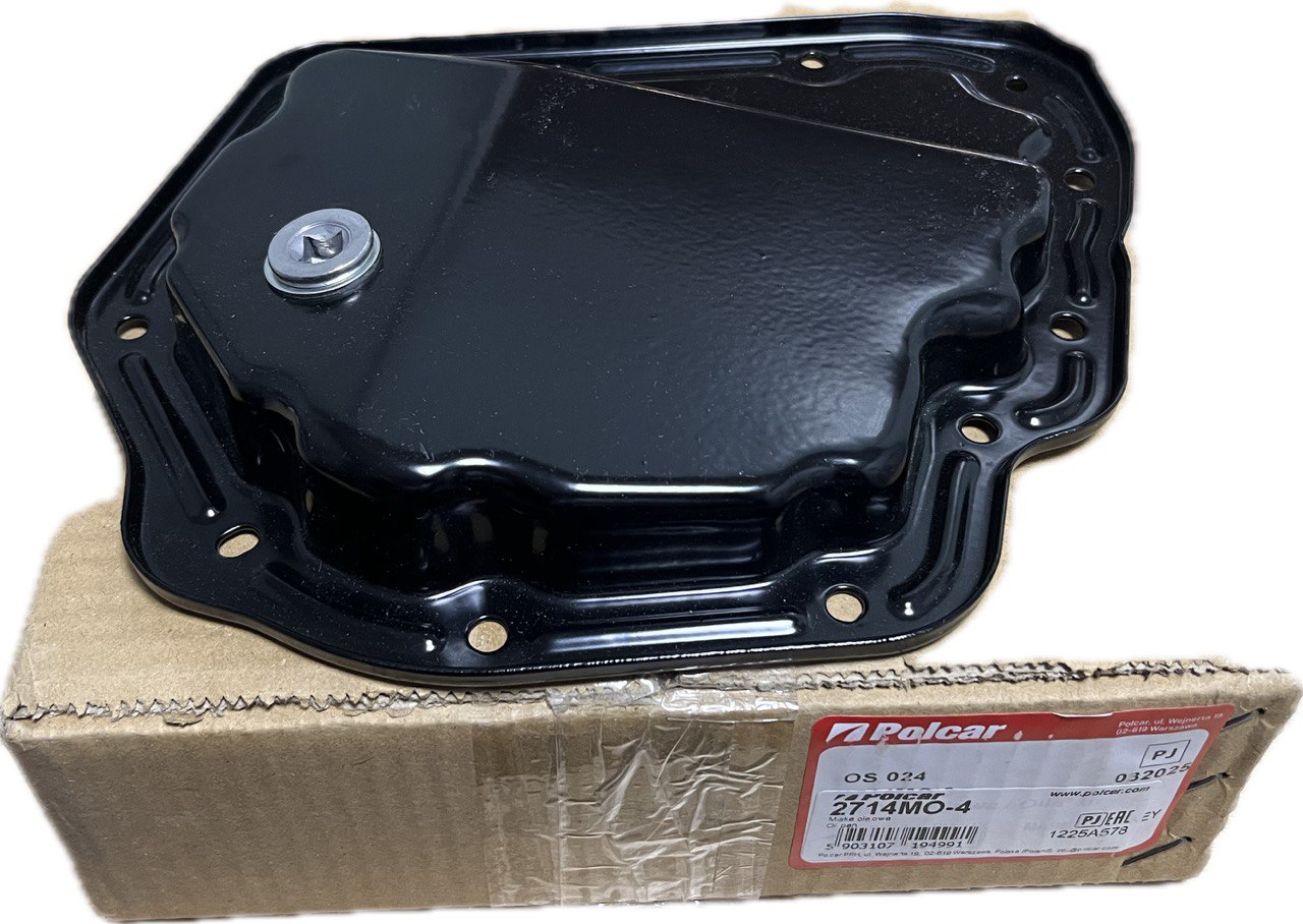 Поддон масляный двигателя POLCAR 2714MO4 для 1.6 dCi R9M (Nissan Qashqai / Renault Megane / Opel Vivaro)