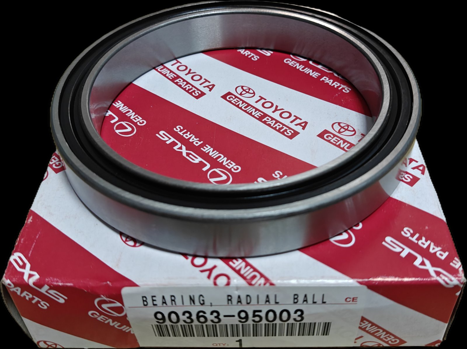 Подшипник муфты заднего редуктора передний 9036395003 TOYOTA