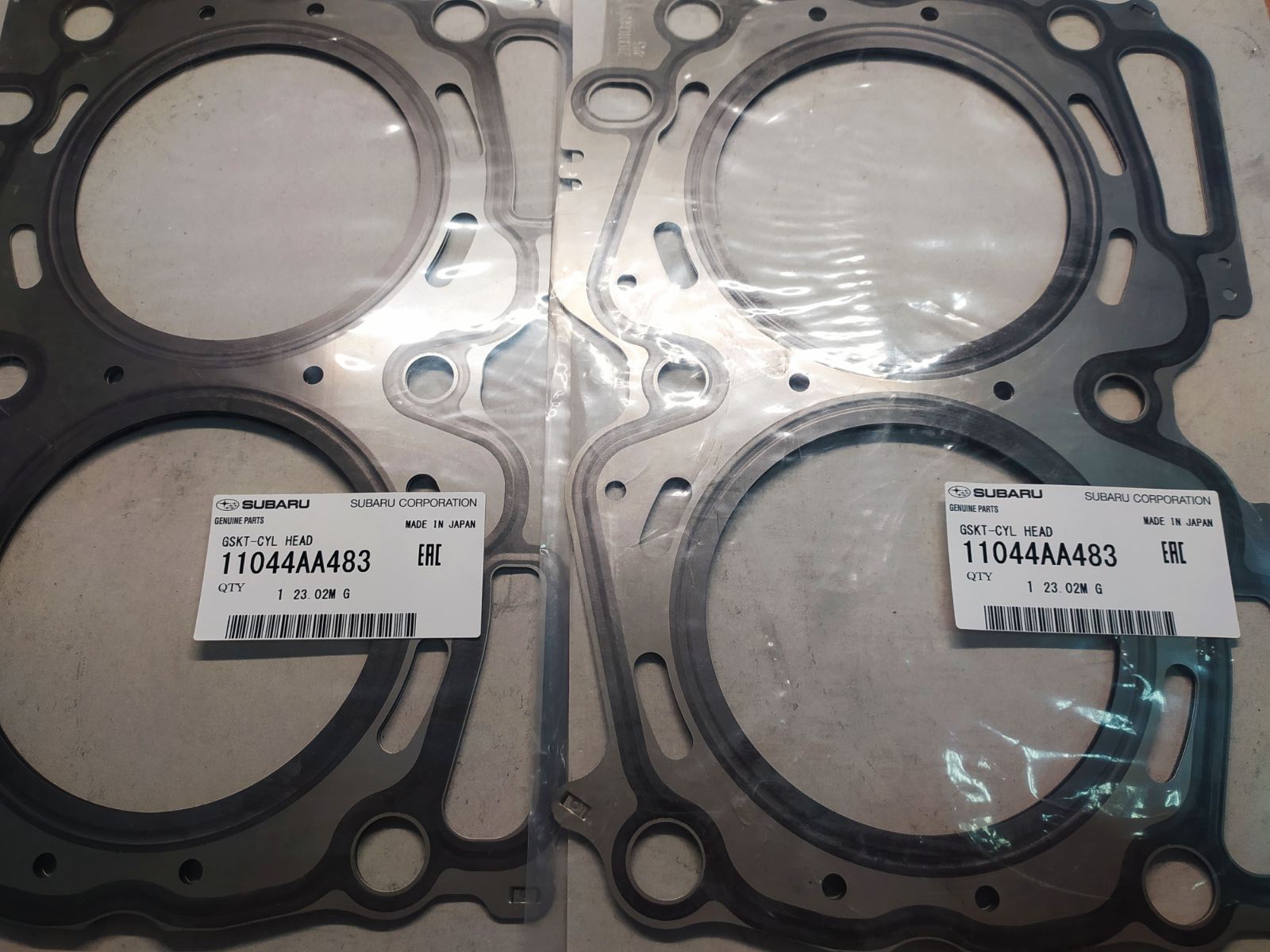 Прокладка ГБЦ Subaru 11044AA483 — оригинал MLS, для двигателей EJ20 (Impreza / Forester / Legacy / Exiga)