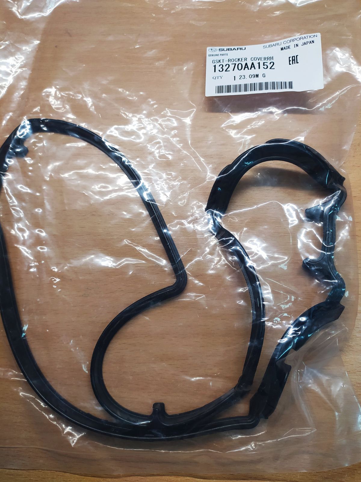 Прокладка клапанной крышки (правая) Subaru 13270AA152 — оригинал, для Forester / Impreza / Legacy / WRX