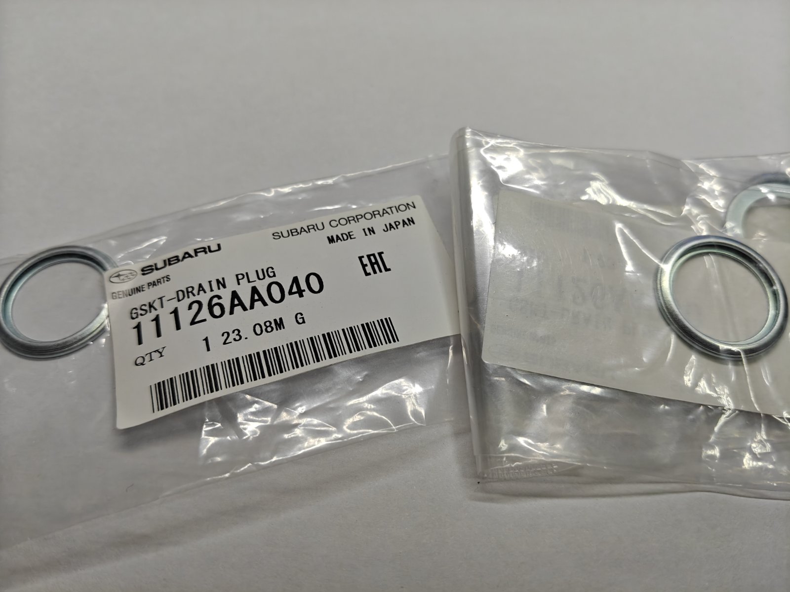 Прокладка сливной пробки АКПП 11126AA040 SUBARU