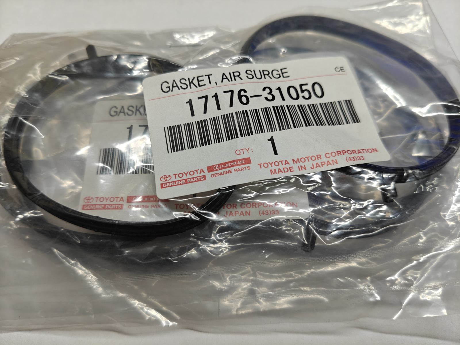 Прокладка впускного коллектора Toyota 17176-31050 (Made in Japan)