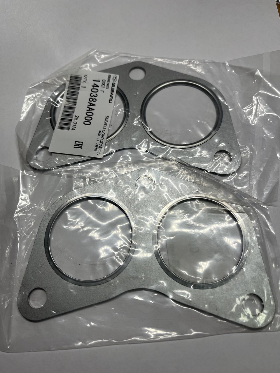 Прокладка выпускного коллектора Subaru 14038AA000 — оригинал, турбо, для Forester / Impreza / WRX / Legacy