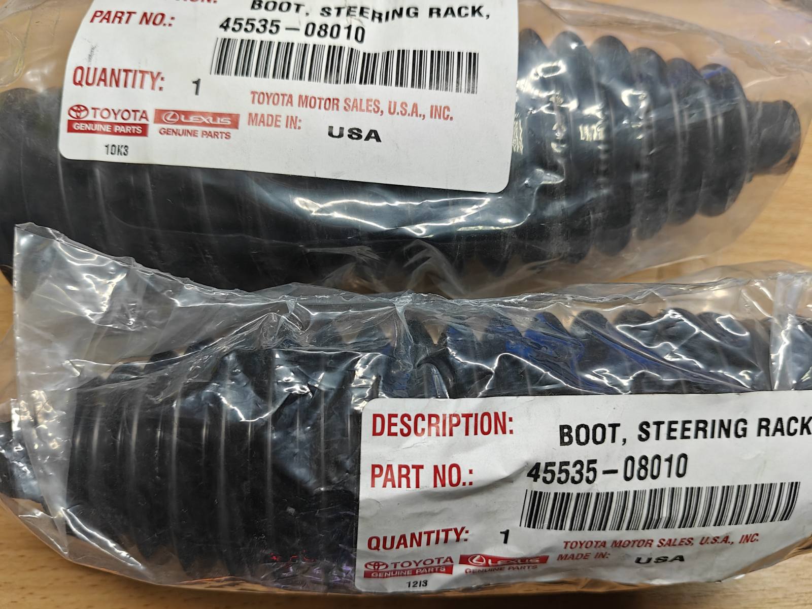 Пыльник рулевой рейки 4553508010 TOYOTA