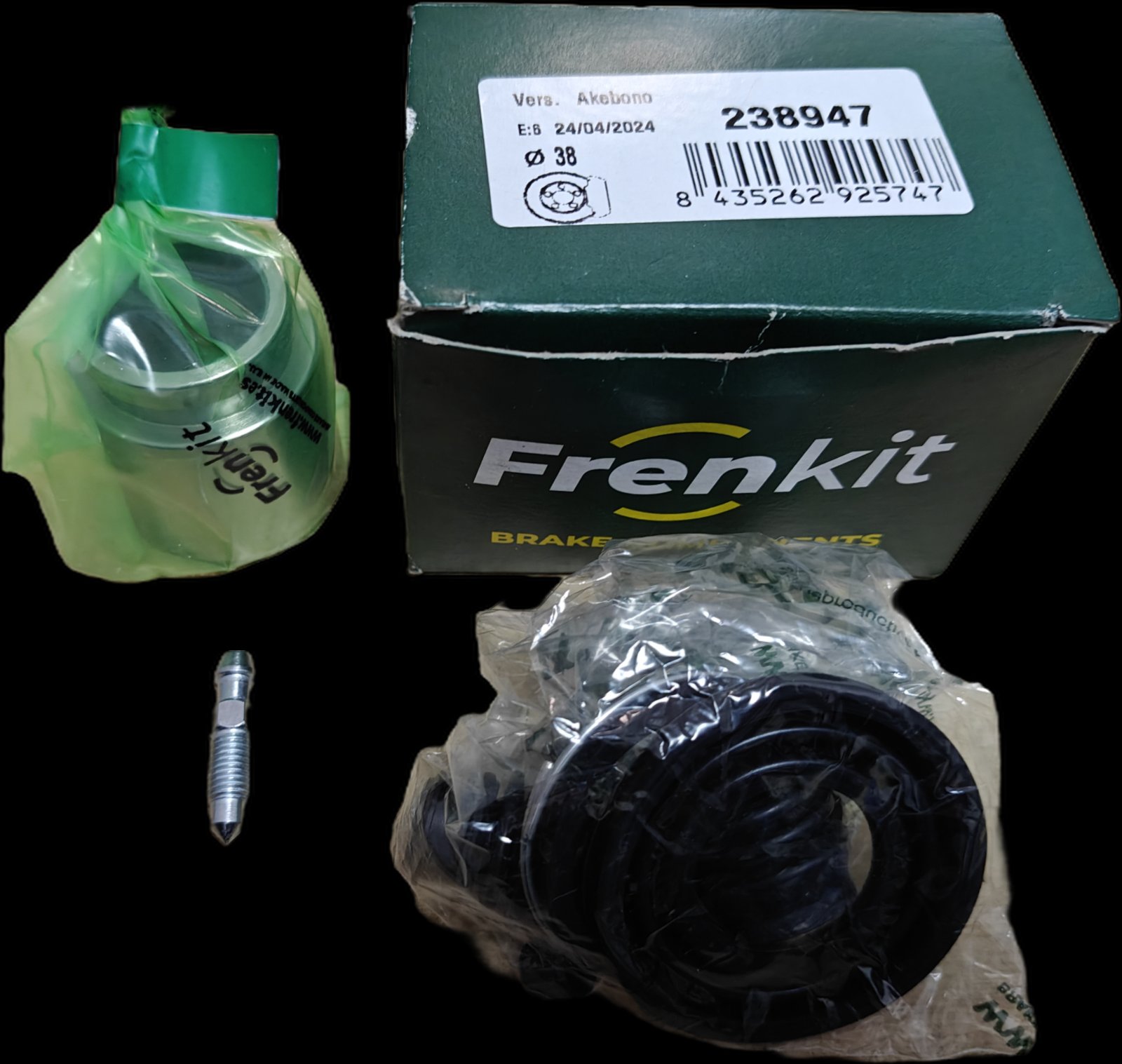 Ремкомплект заднего суппорта с поршнем 238947 FRENKIT