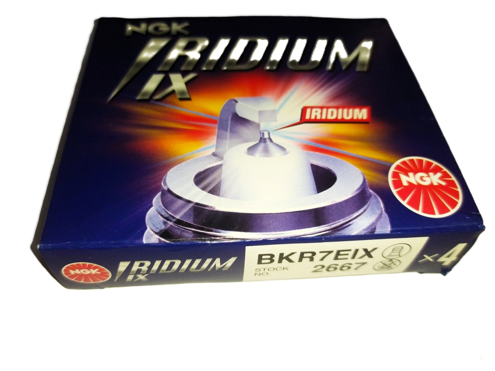 Иридиевая свеча зажигания NGK BKR7EIX (2667) — аналоги 22401AA530 / 22401AA531 / 22401AA600 / PFR6G / PFR7G для Subaru, Mitsubishi, Nissan, Renault