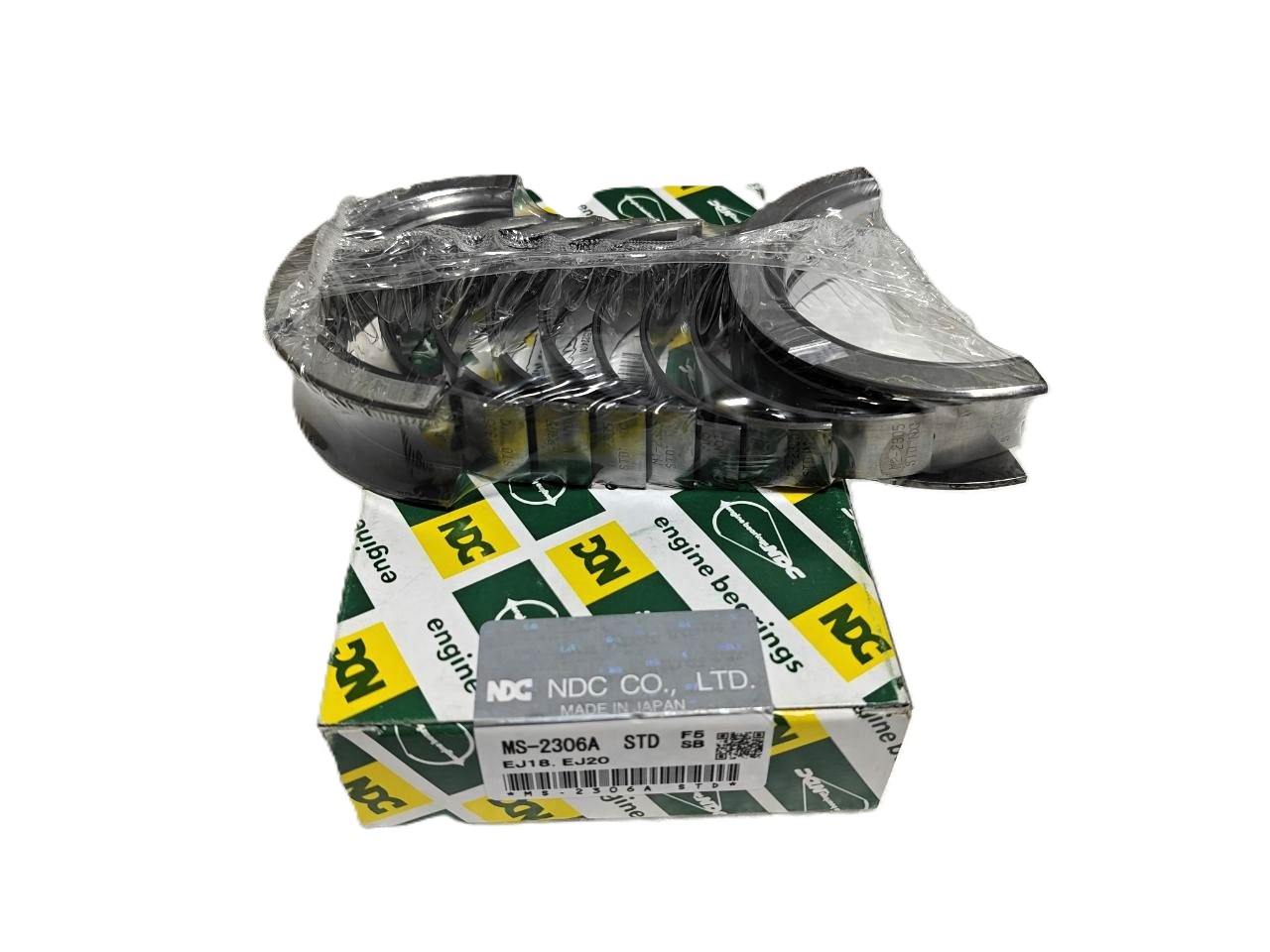 Вкладыши коренные MS2306ASTD NDC — аналог 12209AA360 / 12209AA240, STD, для Subaru EJ серии (Impreza WRX / STI, Forester, Legacy, Outback)